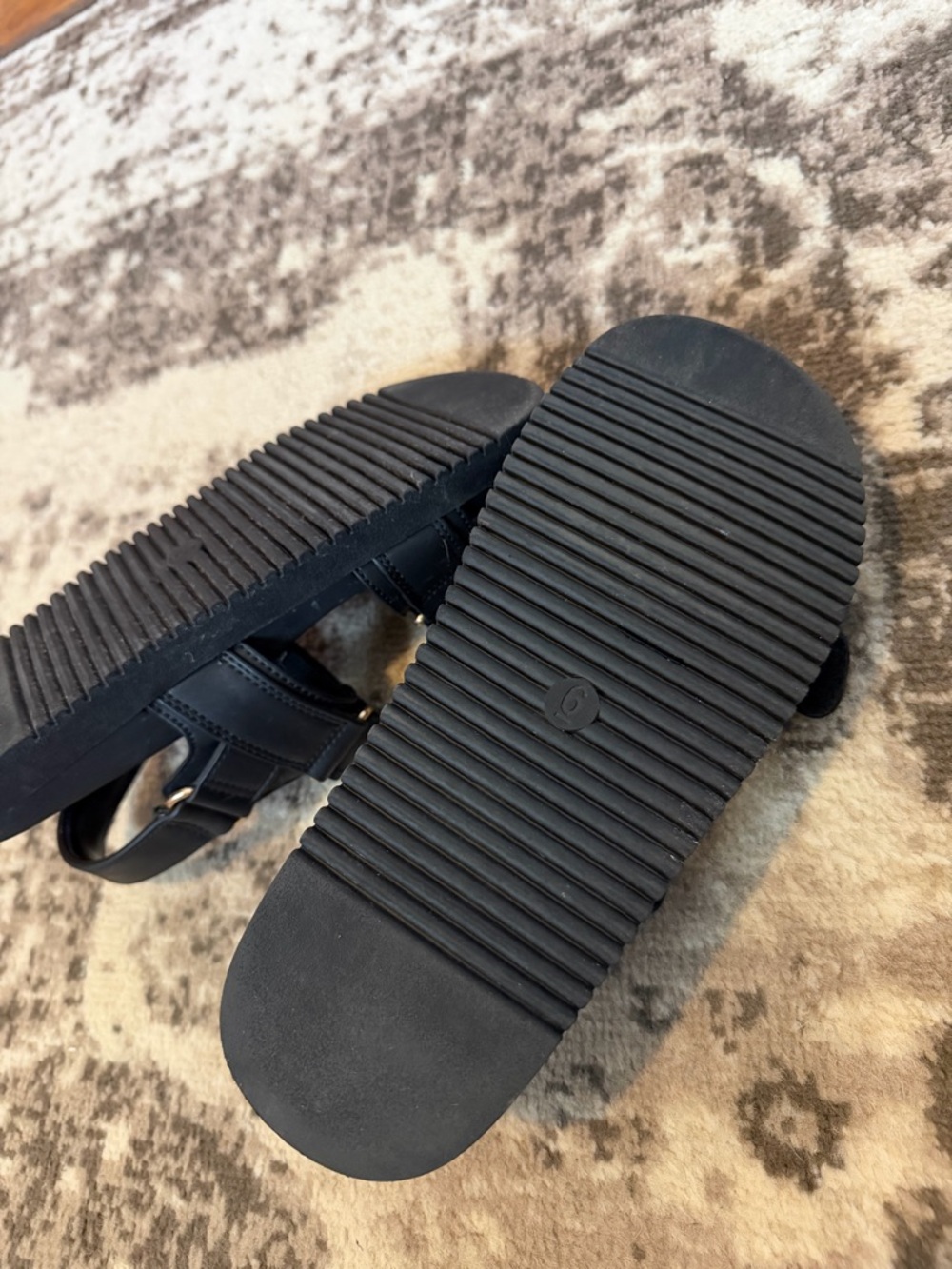 a new day Black Women's Buckle Strap Sandals - Picture 4 of 4
